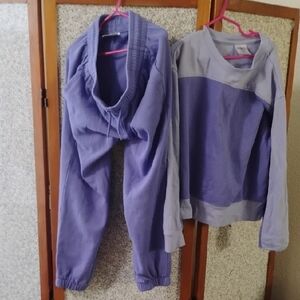 Athletic Works Kids Matching Set in Purple and Gray